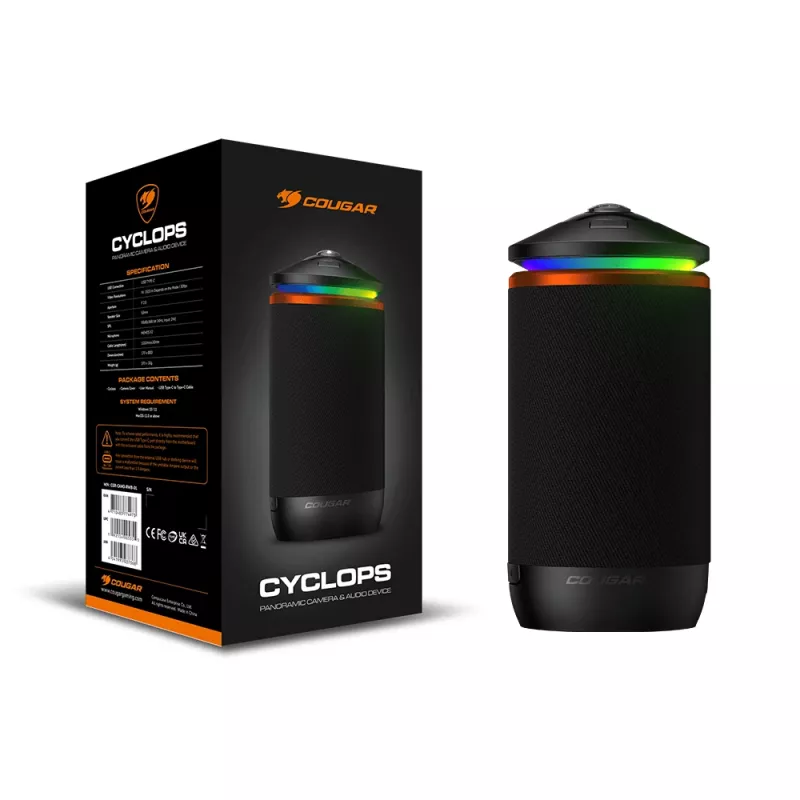 COUGAR Camera, CYCLOPS AIO, 1920 x 818 Pixel, Zwart