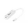 DIGITUS USB 2.0 Type C HUB met kaartlezer 3x USB 2.0. 1x SD, 1x MicroSD aansluiting aluminium behuizing