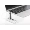 DIGITUS USB 2.0 Type C HUB met kaartlezer 3x USB 2.0. 1x SD, 1x MicroSD aansluiting aluminium behuizing