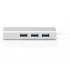 DIGITUS 3-poorts USB 3.0 Type C Hub met Gigabit Ethernet 3x USB A/F,1xUSB C/M,1x RJ45 LAN
