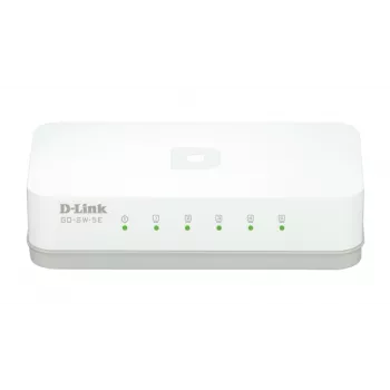 D-Link GO-SW-5E/E Netwerkswitch Unmanaged Fast Ethernet (10/100) Wit