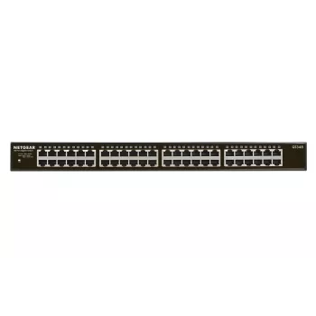 NETGEAR GS348 Unmanaged Gigabit Ethernet (10/100/1000) 1U Zwart