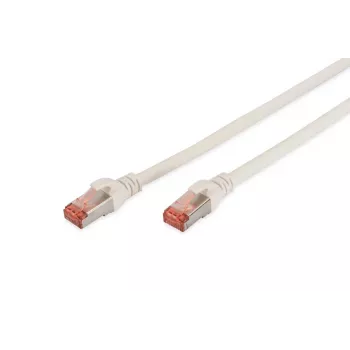 DIGITUS patchkabel - CAT6 - S/FTP - rasthebelbescherming - Cu - 2 m - wit