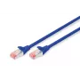 DIGITUS Patchkabel - CAT6 - S/FTP - rastnasenfrei - Cu - 5 m - blauw