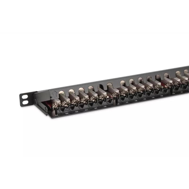 DIGITUS Patchpanel CAT6a afgeschermd 24-poorts 0,5HE (dn91624sslea)