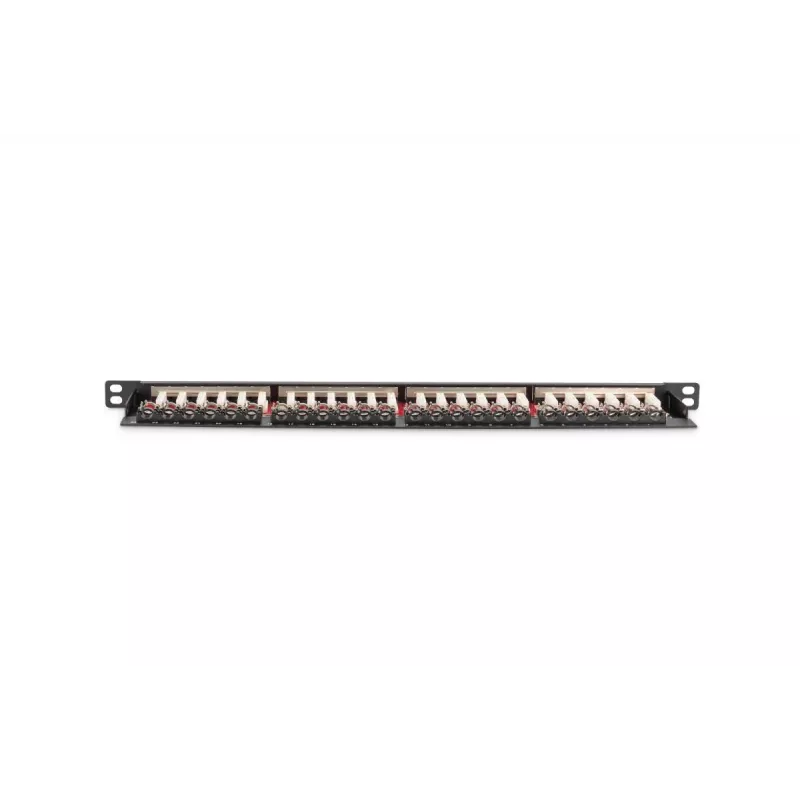DIGITUS Patchpanel CAT6a afgeschermd 24-poorts 0,5HE (dn91624sslea)