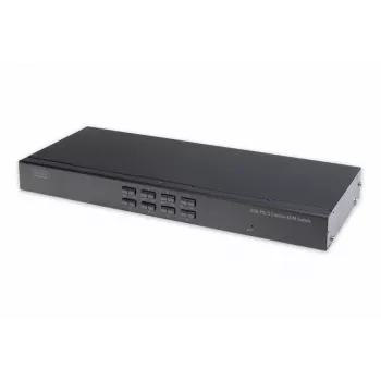DIGITUS USB-PS/2 Combo-KVM Switch 8-poorts IP moduleslot