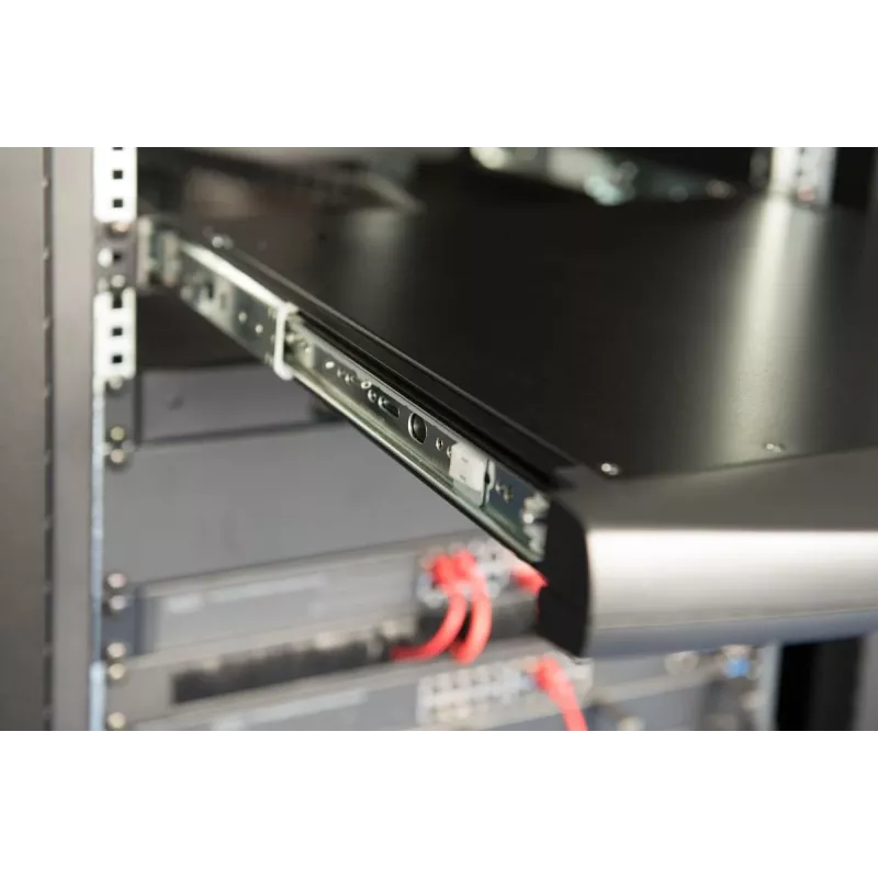 DIGITUS DS-72211-3GE 19-inch LCD-KVM-console, 16-poorts VGA, touchpad, Duits toetsenbord