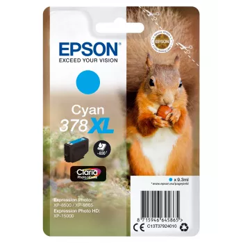 Epson Squirrel losse verpakking cyaan 378XL Claria Photo HD inkt