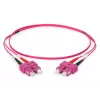 DIGITUS glasvezel-patchkabel, SC naar SC multimode OM4 - 50/125 µ, duplex, kleur RAL4003 lengte 1 m