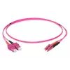 DIGITUS glasvezel-patchkabel, LC naar SC multimode OM4 - 50/125 µ, duplex, kleur RAL4003 lengte 1 m