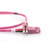 DIGITUS glasvezel-patchkabel, LC naar SC multimode OM4 - 50/125 µ, duplex, kleur RAL4003, lengte 2 m