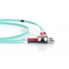 DIGITUS glasvezel-patchkabel, ST naar ST multimode 50/125 µ, duplex lengte 10 m, klasse OM3