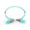 DIGITUS glasvezel-patchkabel, SC naar SC multimode 50/125 µ, duplex lengte 1 m klasse OM3