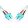 DIGITUS glasvezel-patchkabel, SC naar SC multimode 50/125 µ, duplex lengte 1 m klasse OM3