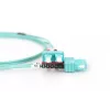 DIGITUS glasvezel-patchkabel, SC naar SC multimode 50/125 µ, duplex lengte 1 m klasse OM3