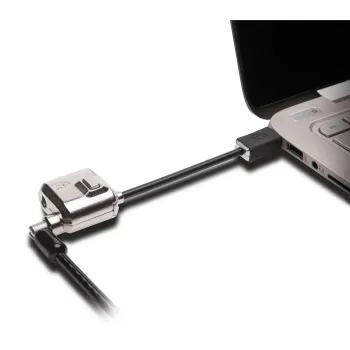 Kensington MiniSaver Mobile Keyed Lock, 1,8 m, Kensington, sleutel, platte sleutel, koolstofstaal, zwart