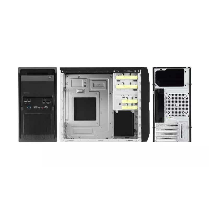 Chieftec LT-01B-350GPB computerbehuizing mini tower zwart 250 W