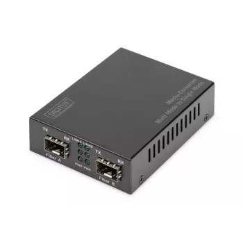 DIGITUS Multi-/Singlemode mediaconverter Gigabit 850nm 1310nm 1550nm (SM)
