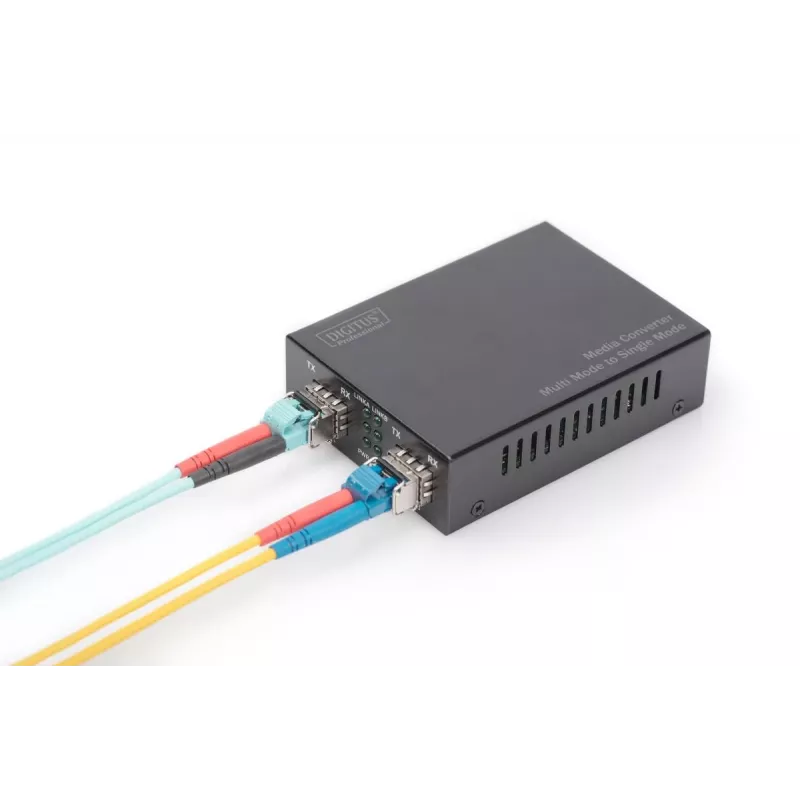 DIGITUS Multi-/Singlemode mediaconverter Gigabit 850nm 1310nm 1550nm (SM)