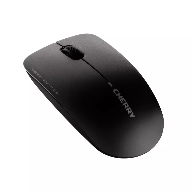 CHERRY MW 2400 Draadloze muis, zwart, USB, Ambidextrous, Optical, RF Wireless, 1200 DPI, zwart