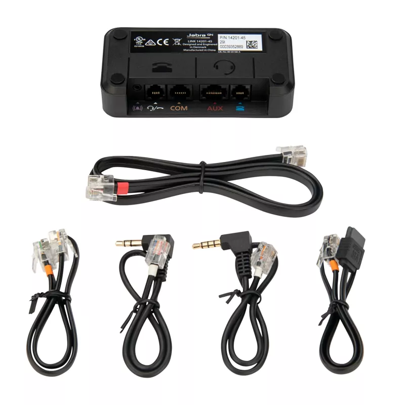 Jabra Link 14201-45, regeladapter, zwart