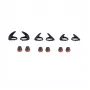 Jabra Evolve 75e accessoirepakket, oorkussens, gel, zwart, rood