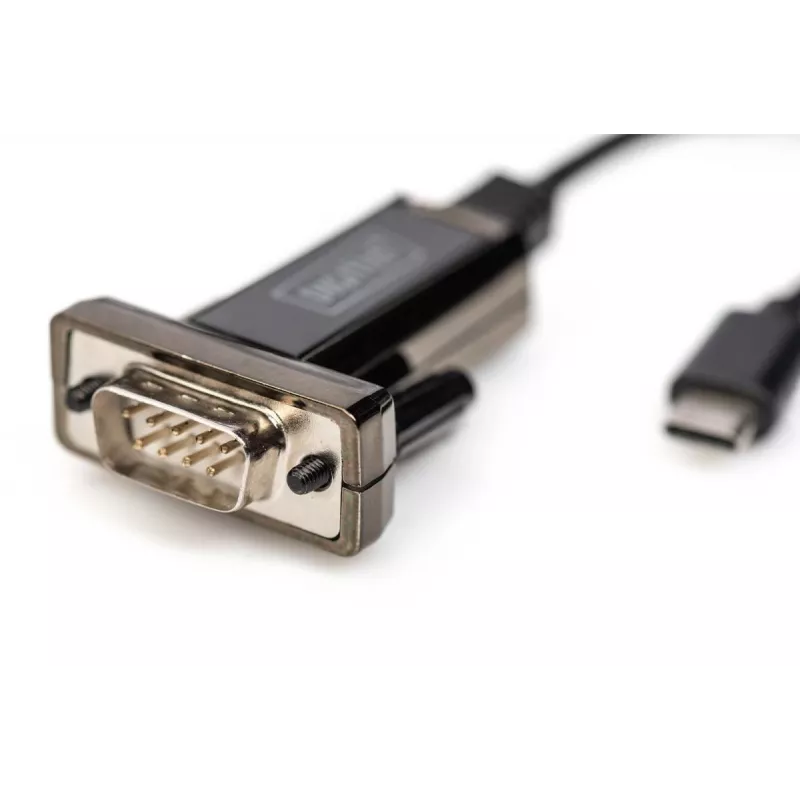 DIGITUS USB Type-C 2.0 naar serieel converter, DSUB 9M 1m kabel