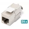 DIGITUS DN-93615 CAT 6A afgeschermde Keystone-module, montage zonder gereedschap