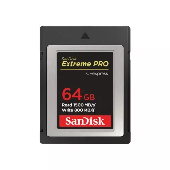WESTERN DIGITAL SanDisk CF Express Extreme Pro 64 GB, 1500 MB/s lezen, 800 MB/s schrijven