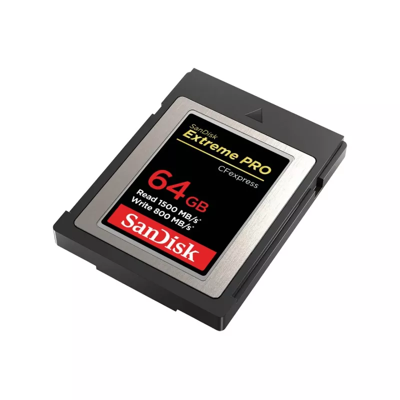 WESTERN DIGITAL SanDisk CF Express Extreme Pro 64 GB, 1500 MB/s lezen, 800 MB/s schrijven