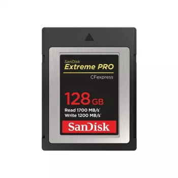 WESTERN DIGITAL SanDisk CF Express Extreme Pro 128 GB, 1700 MB/s lezen, 1200 MB/s schrijven
