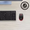 Muis Logitech M190 draadloos USB rood