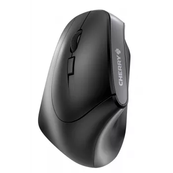 CHERRY MW 4500 LEFT draadloze 45-gradenmuis, zwart, USB