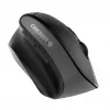 CHERRY MW 4500 LEFT draadloze 45-gradenmuis, zwart, USB