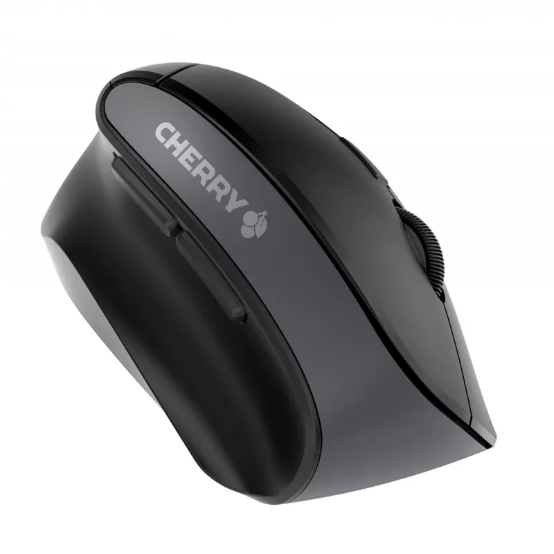 CHERRY MW 4500 LEFT draadloze 45-gradenmuis, zwart, USB