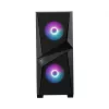 MSI MAG FORGE 100R Mid Tower gaming-pc-behuizing, ATX/mATX/Mini-ITX, gehard glas, 2 x 120 mm ARGB-ventilatoren, zwart