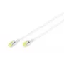 Netwerkkabel Digitus CAT 6A U/FTP slank patchkabel RJ-45 Cat6a 1m grijs