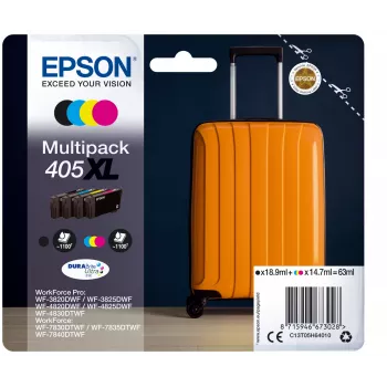 Epson 405XL DURABrite Ultra inktpatroon 1 stuk origineel hoge capaciteit (XL) zwart, cyaan, magenta, geel
