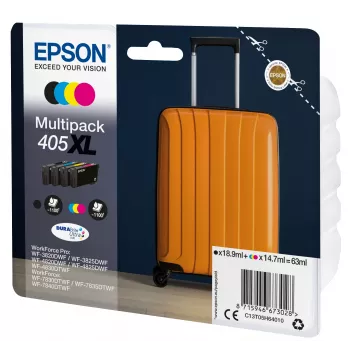 Epson 405XL DURABrite Ultra inktpatroon 1 stuk origineel hoge capaciteit (XL) zwart, cyaan, magenta, geel