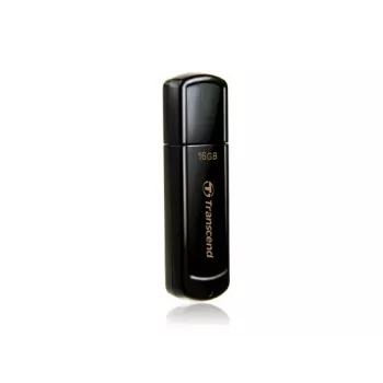 TRANSCEND Jetflash 350 - 16GB USB-stick - USB 2.0 - Zwart