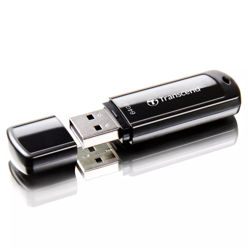 TRANSCEND JetFlash 700 - 64 GB USB-stick - USB 3.0 - Zwart