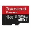 Flashgeheugen Transcend 16GB MicroSDHC Klasse 10 UHS-I TS16GUSDCU1