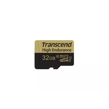Flashgeheugen Transcend 32 GB MicroSDHC Klasse 10 Adapter TS32GUSDHC10