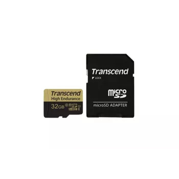 Flashgeheugen Transcend 32 GB MicroSDHC Klasse 10 Adapter TS32GUSDHC10
