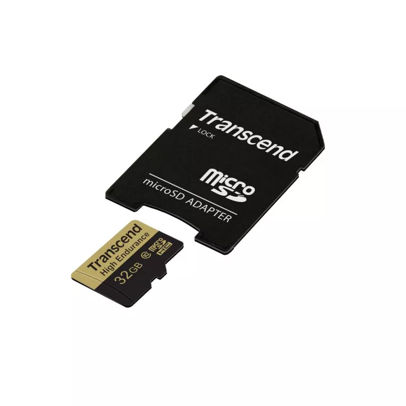 Flashgeheugen Transcend 32 GB MicroSDHC Klasse 10 Adapter TS32GUSDHC10