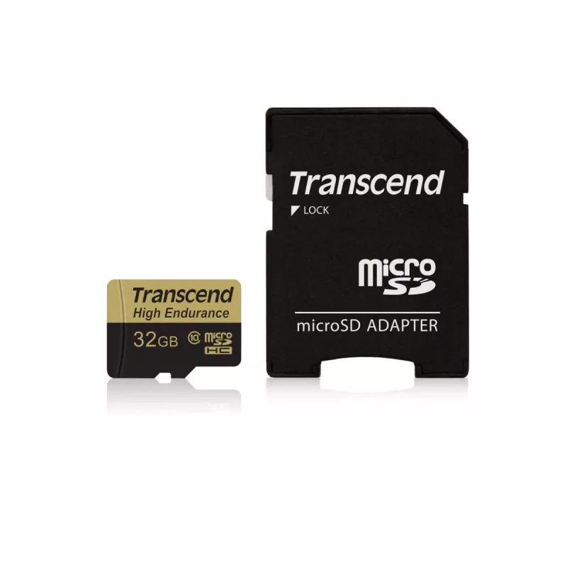 Flashgeheugen Transcend 32 GB MicroSDHC Klasse 10 Adapter TS32GUSDHC10