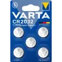 VARTA Batterij Lithium-knoopcel Cr2032 3V (5 stuks)