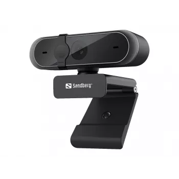 Sandberg USB-webcam Pro, 5 MP, 2592 x 1944 pixels, Full HD, 30 fps, 1920x1080@30fps, 2595x1944@30fps, 1080p