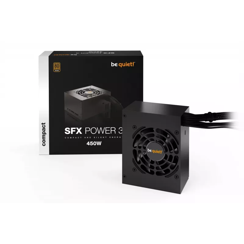 be quiet SFX POWER 3 450W voeding 20+4 pin ATX zwart